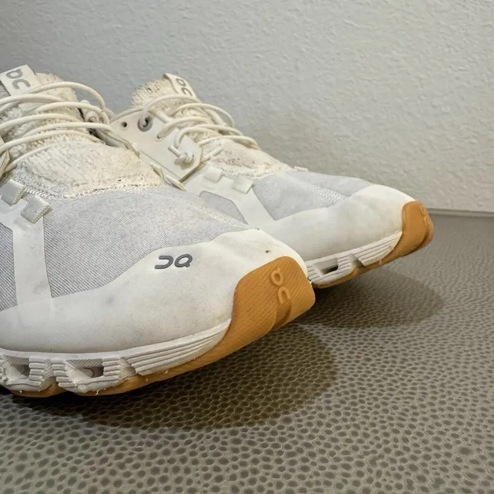 ON CLOUD TERRY WOMEN'S RUNNING SHOES SNEAKERS WHITE SIZE 8